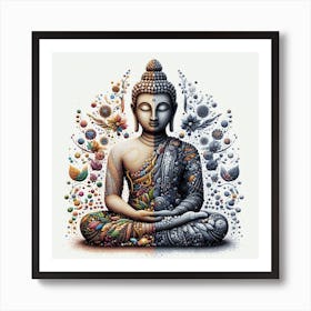 Buddha 40 Art Print