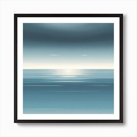 Ocean Background Art Print