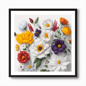 Lucky Flowers myluckycharm Art Print