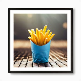 French Fries In A Cup 1 Art Print