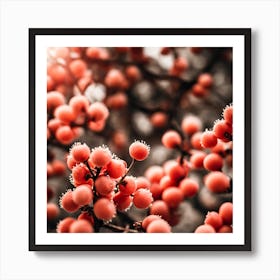 Coral Champagne Cherry Tree Photography (3) Art Print