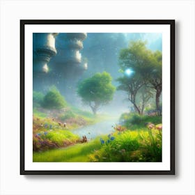 Fairytale Forest 2 Art Print