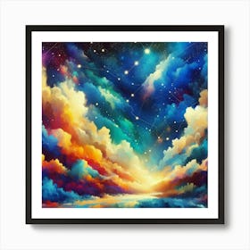 Clouds In The Sky Art Print