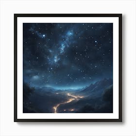 Night Sky Art Print