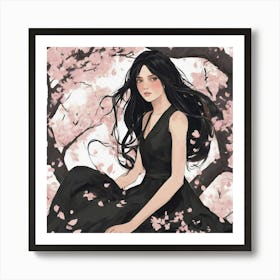 Cherry Blossom Girl Poster