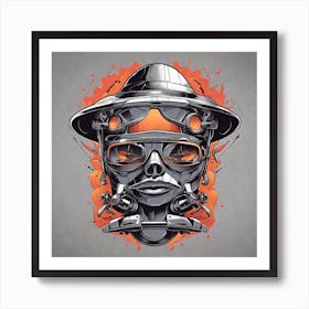 Skull And Crossbones Art Print