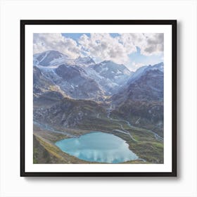 Heart Lake Art Print