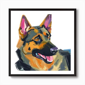 German Shepherd 03 Art Print