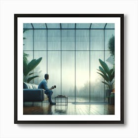 Modern Living Room Art Print