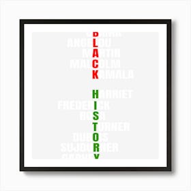 Hot Trend Obama Angelou Inspirational Black History Month Gift African Art Print