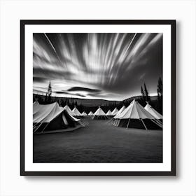 Tents In The Sky Art Print