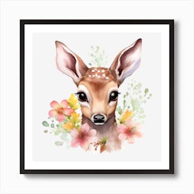 Cute Fawn 8 Art Print