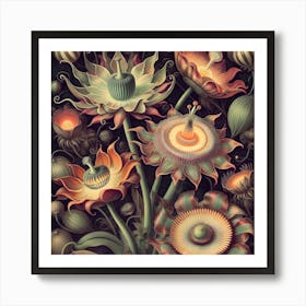 Flowers Of The Night 1 Art Print