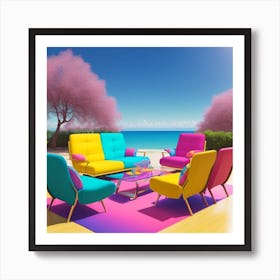 Pastel Outdoors Art Print