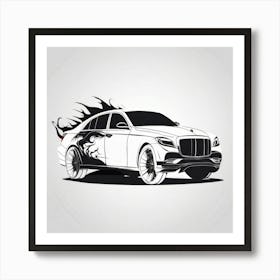 Mercedes Benz S Class Art Print