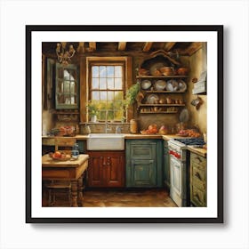 Country Kitchen Art Print