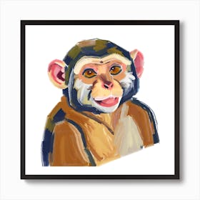 Capuchin Monkey 04 Art Print