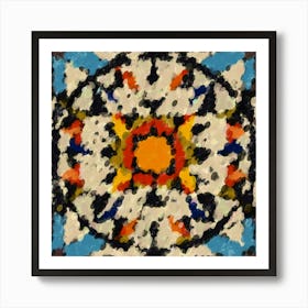 Abstract Celestial Patterns Painting Art Print