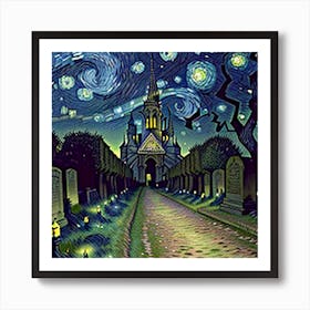 Night Star Art Print