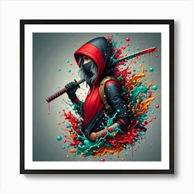 Dead Ninja Art Print