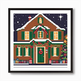 Christmas House 11 Art Print