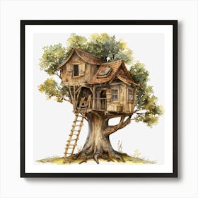 Tree House 7 Art Print