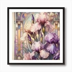 Iris Painting Art Print