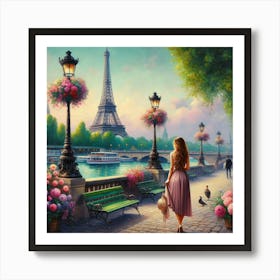 Paris Eiffel Tower Art Print