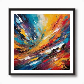 One Of A Kind Abstract Painting Art Print