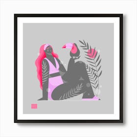 Jungle Friends Art Print