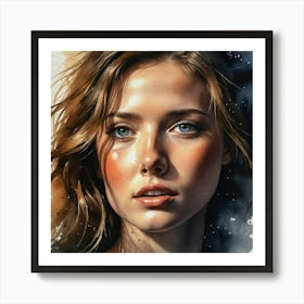 Portrait Of A Woman 48 Art Print