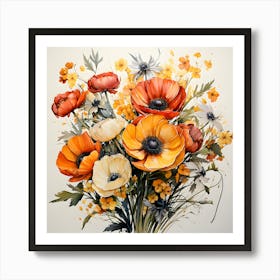 Bloomed Symphony Art Print