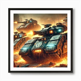 Inferno Tanks Role Converted Art Print