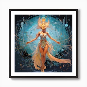 Ethereal Goddess Art Print