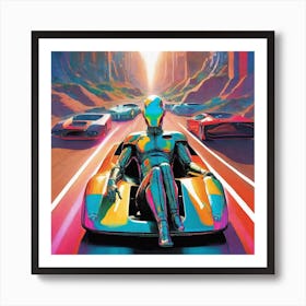 Futuristic Car 33 Art Print