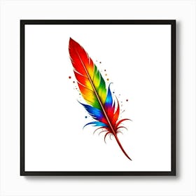 Feather Feather Feather 29 Art Print