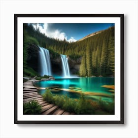 Waterfall 24 Art Print