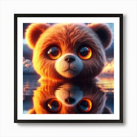 Teddy Bear 43 Art Print