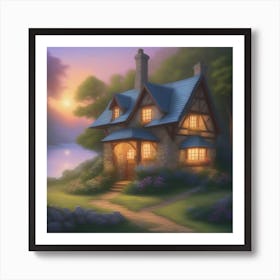 Fairytale House Art Print