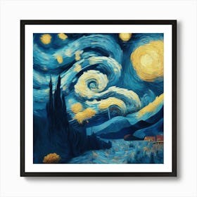 Starry Night Art Print