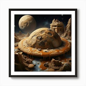 Ufo Spaceship Art Print