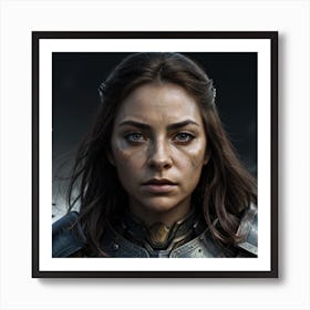 Lena from a war town City Art Print