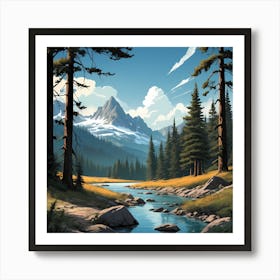 Radiant Wilderness Art Print