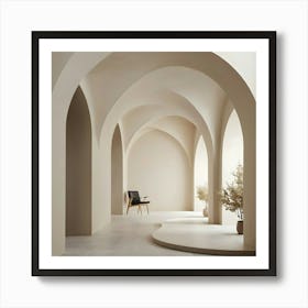 Arched Hallway 12 Art Print