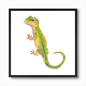 Gecko Lizard 05 Art Print