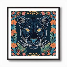 Black Panther 3 Art Print