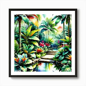 Tropical Jungle 2 Art Print