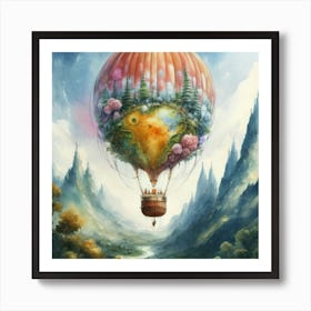 Hot Air Balloon 3 Art Print