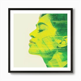 Portrait Of A Woman 25 Art Print