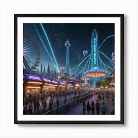 World Of Disneyland Art Print